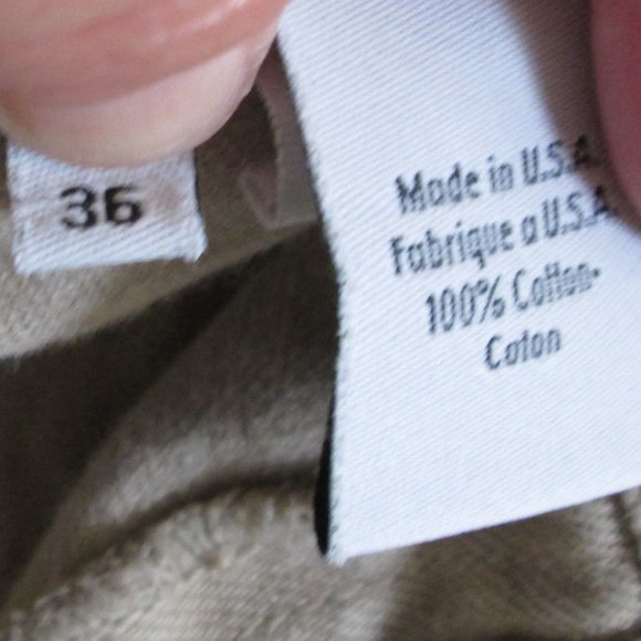 Calvin Klein Vintage 36 x 30 Tan Denim Jeans 100% Cotton Pre-worn Good C… - Picture 7 of 7